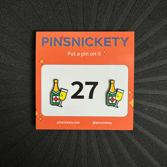 pinsnickety champagne horse show number pins on a black background