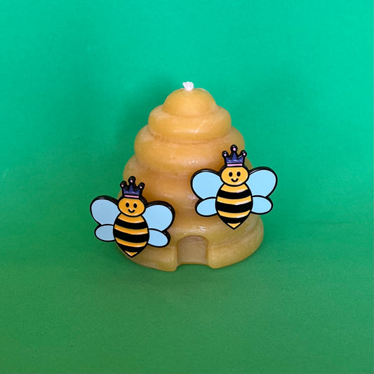 Rule the Hive with Pinsnickety's Queen Bee Pins