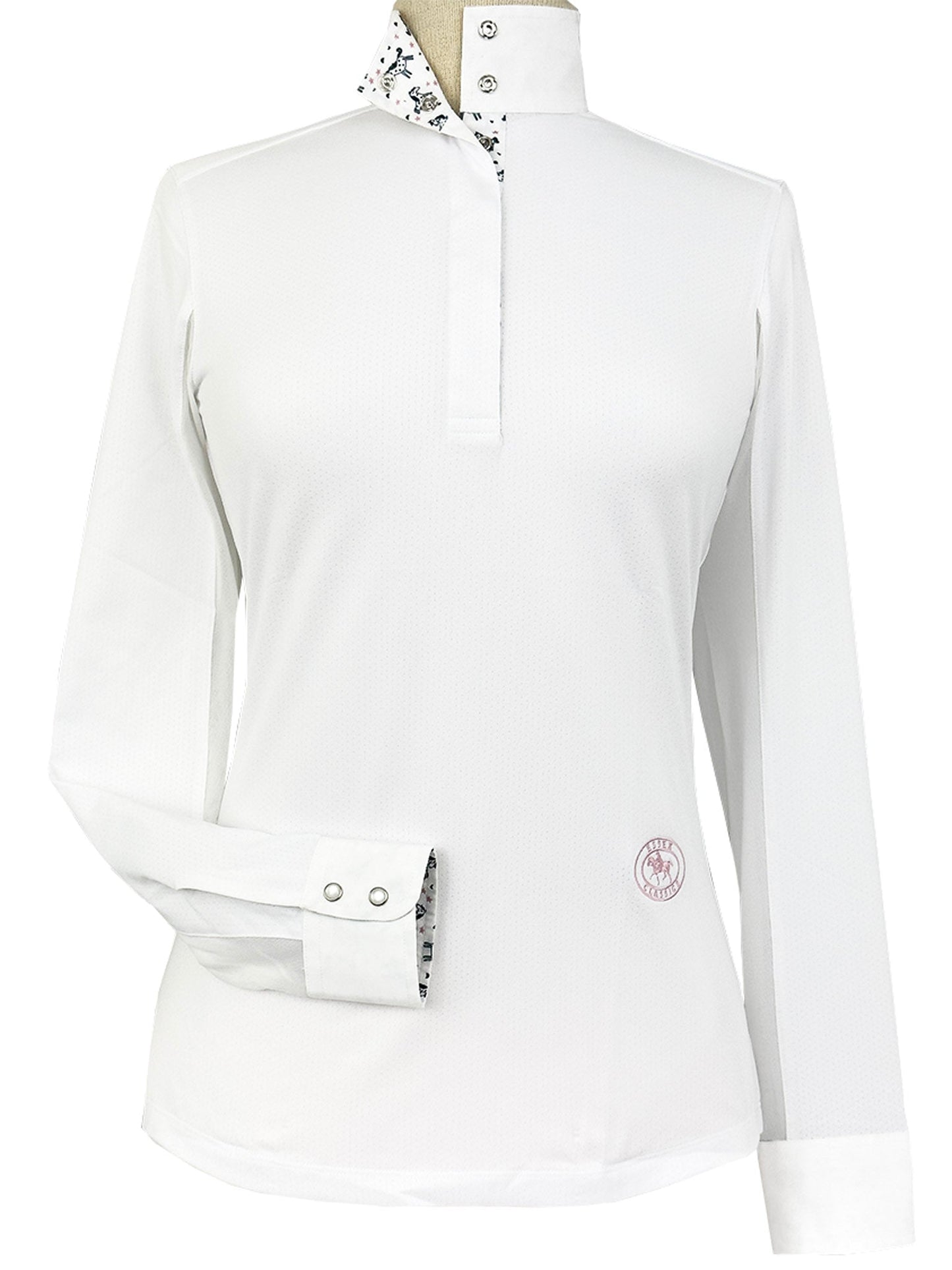 Unicorns Ladies Talent Yarn Straight Collar Long Sleeve Show Shirt