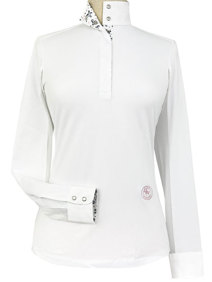 Unicorns Ladies Talent Yarn Straight Collar Long Sleeve Show Shirt