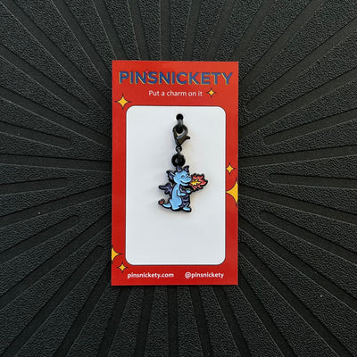 pinsnickety dragon braid and bridle charm on its product packaging card.