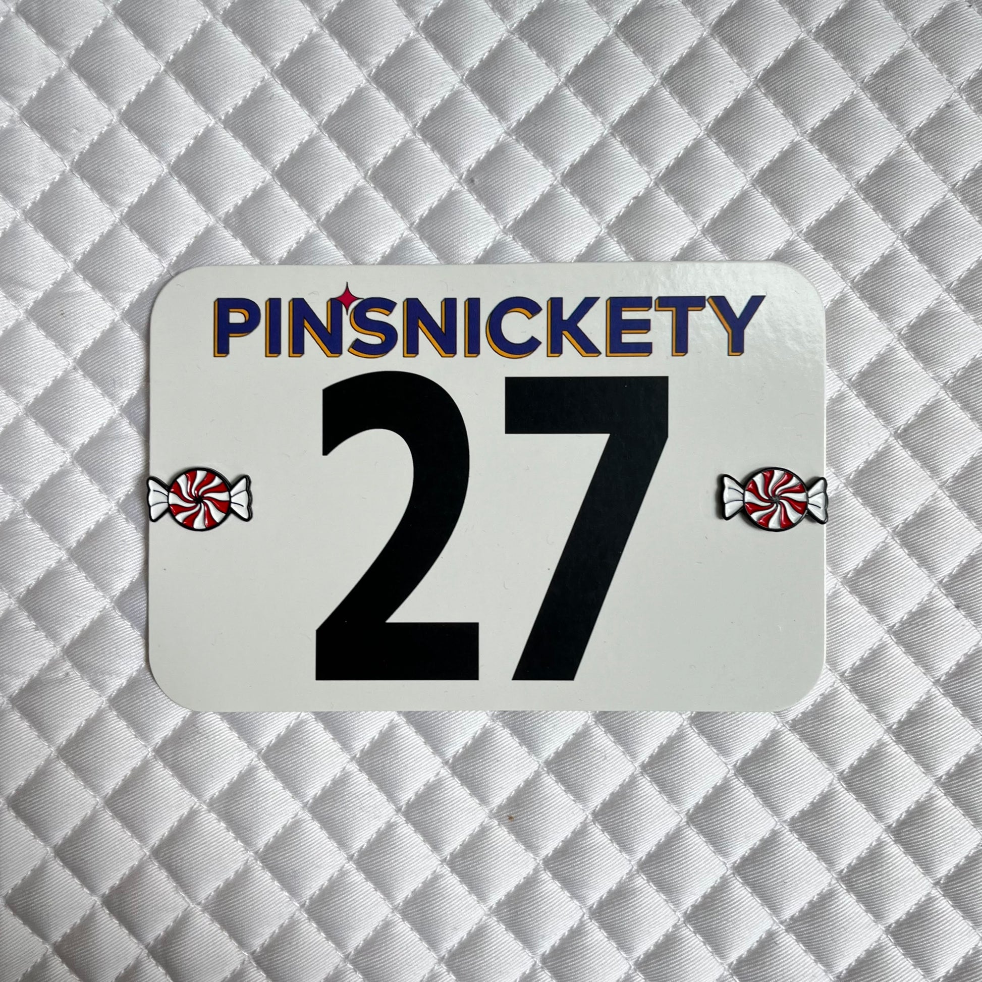 pinsnickety peppermint horse show number pins on a saddle pad