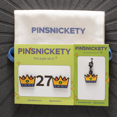 pinsnickety clover horse show number pin and braid bridle bonnet charm set